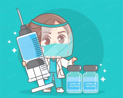 cute woman doctor holding syringe vaccine covid 1 crcb62a1154 size2.44mb - title:graphic home - اورچین فایل - format: - sku: - keywords: p_id:353984