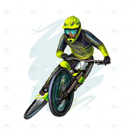 cyclist mountain bike vector realistic illustrati crc361f3210 size8.20mb - title:graphic home - اورچین فایل - format: - sku: - keywords: p_id:353984