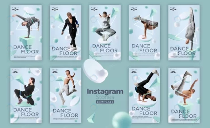 dance studio instagram stories template crc690240b1 size71.5mb - title:graphic home - اورچین فایل - format: - sku: - keywords: p_id:353984