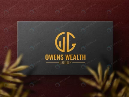 dark card gold logo mockup with press effect crc07ba2603 size105.81mb - title:graphic home - اورچین فایل - format: - sku: - keywords: p_id:353984