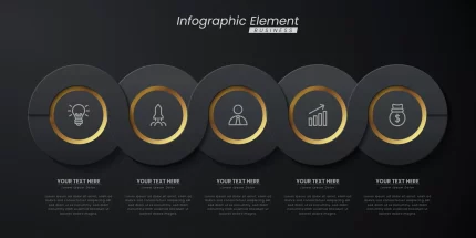 dark gold elegant infographic 3d template with st crc2d5be23b 1 1 - title:graphic home - اورچین فایل - format: - sku: - keywords: p_id:353984