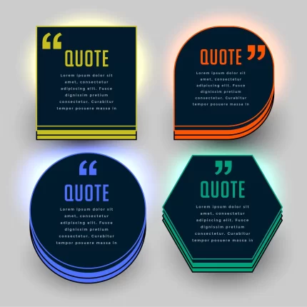 dark theme quote mark template set four crcd82b0466 size1.28mb - title:graphic home - اورچین فایل - format: - sku: - keywords: p_id:353984