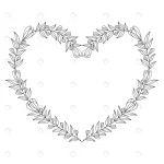 - decorative heart illustration with floral heart f crccc740d57 size2.11mb - Home