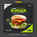 delicious burger food menu social media banner tem rnd895 frp22639132 - title:Home - اورچین فایل - format: - sku: - keywords:وکتور,موکاپ,افکت متنی,پروژه افترافکت p_id:63922