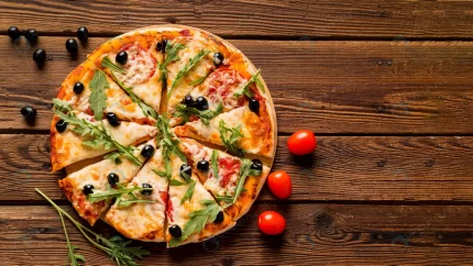 delicious italian pizza wooden table crcfcf68461 size3.70mb 6539x3678 - title:graphic home - اورچین فایل - format: - sku: - keywords: p_id:353984