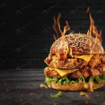 delicious spicy fried chicken burger ads with bur crc7a89ea5e size23.83mb 9000x7000 - title:Home - اورچین فایل - format: - sku: - keywords:وکتور,موکاپ,افکت متنی,پروژه افترافکت p_id:63922