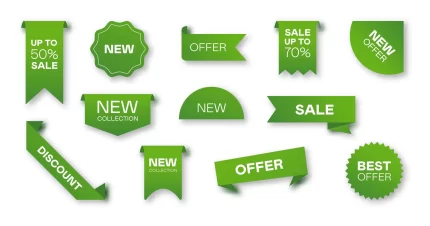 different sale green ribbons flat icon set price crc46bb37fa size10.31mb - title:graphic home - اورچین فایل - format: - sku: - keywords: p_id:353984