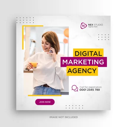 digital business marketing social media banner square flyer - title:graphic home - اورچین فایل - format: - sku: - keywords: p_id:353984