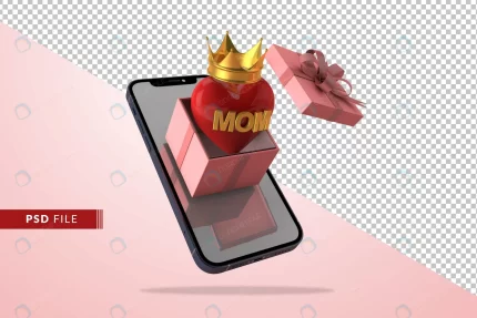 digital love concept mothers day with gift box 3d crcded85448 size20.79mb 1 - title:graphic home - اورچین فایل - format: - sku: - keywords: p_id:353984