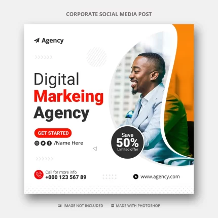 digital marketing social media post instagram ad banner template - title:graphic home - اورچین فایل - format: - sku: - keywords: p_id:353984