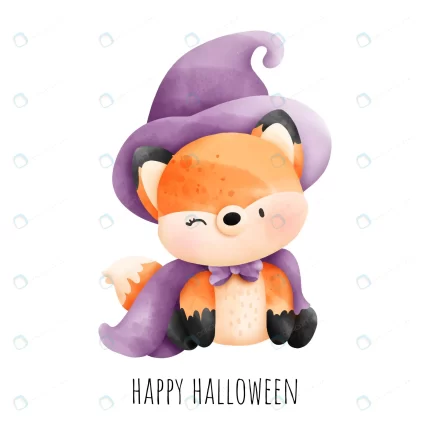 digital painting watercolor halloween fox festive crc41ace3d7 size5.03mb - title:graphic home - اورچین فایل - format: - sku: - keywords: p_id:353984