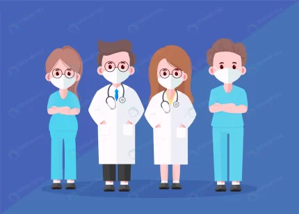 doctor professional team cartoon art illustration crc98d19132 size1.74mb 1 - title:graphic home - اورچین فایل - format: - sku: - keywords: p_id:353984