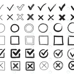 - doodle check marks hand drawn checkbox examinatio crc65ca1ff8 size1.68mb - Home