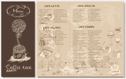 doodle coffee restaurant menu template crca18fd407 size11.45mb - title:graphic home - اورچین فایل - format: - sku: - keywords: p_id:353984