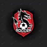 dragon soccer club mascot logo sport premium vecto rnd745 frp23398889 - title:Home - اورچین فایل - format: - sku: - keywords:وکتور,موکاپ,افکت متنی,پروژه افترافکت p_id:63922