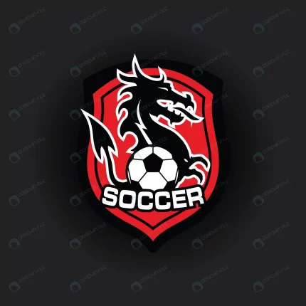 dragon soccer club mascot logo sport premium vecto rnd745 frp23398889 - title:graphic home - اورچین فایل - format: - sku: - keywords: p_id:353984