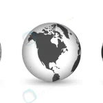 earth globe icons with different continents crccd16eb50 size2.61mb - title:Home - اورچین فایل - format: - sku: - keywords:وکتور,موکاپ,افکت متنی,پروژه افترافکت p_id:63922