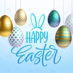 easter greeting background with realistic golden crcf9cc8669 size2.72mb - title:Home - اورچین فایل - format: - sku: - keywords:وکتور,موکاپ,افکت متنی,پروژه افترافکت p_id:63922