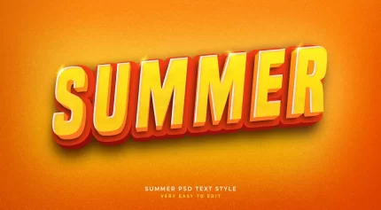 editable 3d text style effect psd with summer shiny 2 - title:graphic home - اورچین فایل - format: - sku: - keywords: p_id:353984