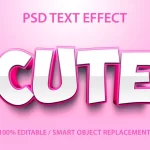 editable text effect cute - title:Home - اورچین فایل - format: - sku: - keywords:وکتور,موکاپ,افکت متنی,پروژه افترافکت p_id:63922