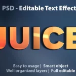editable text effect juice 1 - title:Home - اورچین فایل - format: - sku: - keywords:وکتور,موکاپ,افکت متنی,پروژه افترافکت p_id:63922