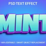 editable text effect mint - title:Home - اورچین فایل - format: - sku: - keywords:وکتور,موکاپ,افکت متنی,پروژه افترافکت p_id:63922