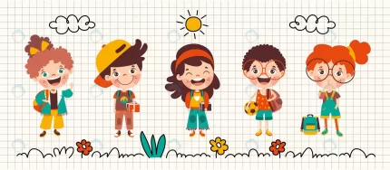 education concept with cartoon students crc5d763741 size3.44mb - title:graphic home - اورچین فایل - format: - sku: - keywords: p_id:353984