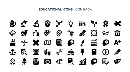 educational icons rnd251 frp25795168 - title:graphic home - اورچین فایل - format: - sku: - keywords: p_id:353984