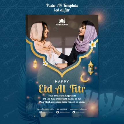 eid al fitr poster a4 template 3 crc4b6e4b5a size38.78mb 1 - title:graphic home - اورچین فایل - format: - sku: - keywords: p_id:353984