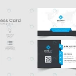 elegant business card blue white business card rnd741 frp24028192 - title:Home - اورچین فایل - format: - sku: - keywords:وکتور,موکاپ,افکت متنی,پروژه افترافکت p_id:63922