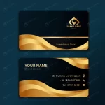 elegant business card template with wavy gold sha crc7de8ace9 size3.17mb - title:Home - اورچین فایل - format: - sku: - keywords:وکتور,موکاپ,افکت متنی,پروژه افترافکت p_id:63922