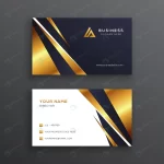 - elegant geometric golden business card template.j crceb7630e1 size1.13mb - Home