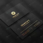 elegant luxury logo mockup dark business card crc51f22564 size36.32mb - title:Home - اورچین فایل - format: - sku: - keywords:وکتور,موکاپ,افکت متنی,پروژه افترافکت p_id:63922