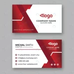 - elegant minimal red white business card template. crc7ca5a0bc size1.65mb 1 - Home