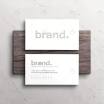 - elegant white business card mockup with letterpres rnd447 frp15145855 - Home