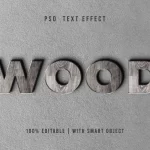 embossed wood text style effect - title:Home - اورچین فایل - format: - sku: - keywords:وکتور,موکاپ,افکت متنی,پروژه افترافکت p_id:63922