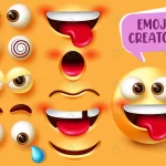 emoji creator vector set design emoticon 3d chara crce2dda92e size6.59mb - title:Home - اورچین فایل - format: - sku: - keywords:وکتور,موکاپ,افکت متنی,پروژه افترافکت p_id:63922