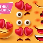 emoji creator vector set design emoticon 3d love crc93797773 size6.20mb - title:Home - اورچین فایل - format: - sku: - keywords:وکتور,موکاپ,افکت متنی,پروژه افترافکت p_id:63922