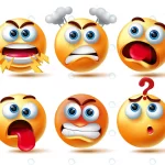- emoji vector character set emoticon 3d angry weir crc7c374370 size7.71mb - Home