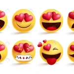 emoji with love hearts vector set emojis valentin crc143d3f5d size4.92mb - title:Home - اورچین فایل - format: - sku: - keywords:وکتور,موکاپ,افکت متنی,پروژه افترافکت p_id:63922