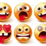 - emoticon character vector set emoji 3d characters crc715b5e9f size8.43mb - Home