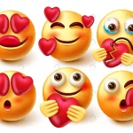 - emoticon love emoji vector set emojis 3d characte crc068b0abc size8.51mb - Home