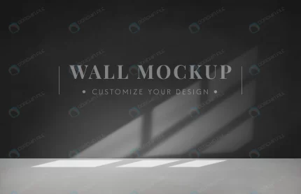 empty room with dark gray wall mockup crc6f64a986 size213.54mb - title:graphic home - اورچین فایل - format: - sku: - keywords: p_id:353984