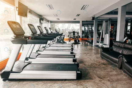 empty treadmill modern gym interior with equipment rnd835 frp24046970 - title:graphic home - اورچین فایل - format: - sku: - keywords: p_id:353984