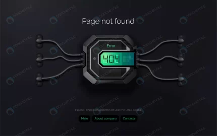 error 404 web page template page found futuristic crc697928f0 size2.21mb 1 - title:graphic home - اورچین فایل - format: - sku: - keywords: p_id:353984