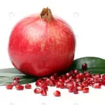 exotic delicious pomegranate white background 2 crce7e884da size3.63mb 4516x2944 - title:Home - اورچین فایل - format: - sku: - keywords:وکتور,موکاپ,افکت متنی,پروژه افترافکت p_id:63922