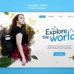 - explore concept landing page template - Home