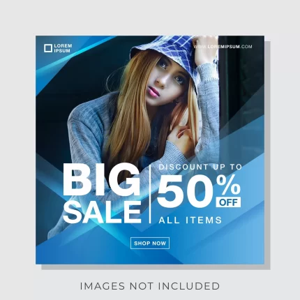 fashion banner instagram social media post template - title:graphic home - اورچین فایل - format: - sku: - keywords: p_id:353984