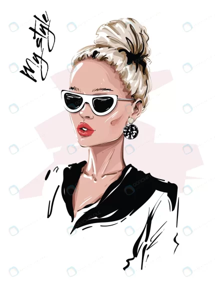 fashion girl with hair bun crc369e437f size3.51mb - title:graphic home - اورچین فایل - format: - sku: - keywords: p_id:353984