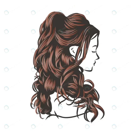 fashion illustration woman with stylish hairstyle crccf44f4d4 size0.98mb 1 - title:graphic home - اورچین فایل - format: - sku: - keywords: p_id:353984